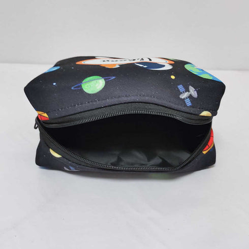 Personalised Kids Space Large Duffle Bag & Box Pouch Combo Gift Set